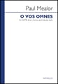 O Vos Omnes SATB choral sheet music cover